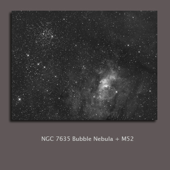 NGC7635 shot with QHY8 ALCCD6c and 8" Newtonian