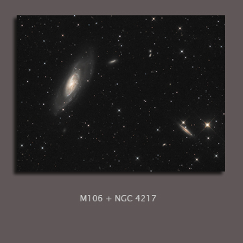 M106 NGC4217 shot with QHY8 ALCCD6c and 8" Newtonian