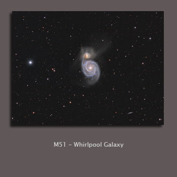 M51 Whirlpool Galaxy with QHY268m