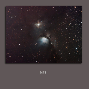 M78 shot with QHY8 ALCCD6c and 8" Newtonian