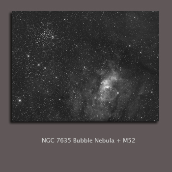 NGC7635 shot with QHY8 ALCCD6c and 8" Newtonian